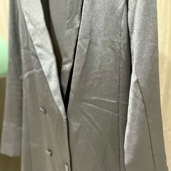 DYNAMITE blazer dress grey metallic small - Picture 4 of 5